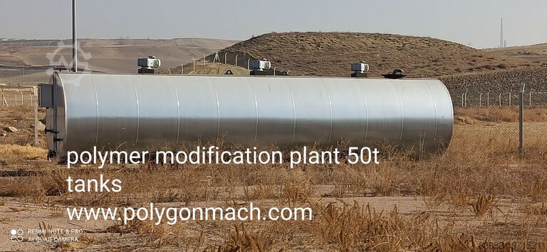 Straßenbaumaschine Polygonmach PBT-50 Bitumen Tank with Stirrer