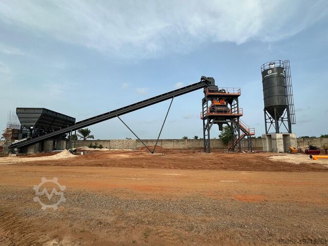 Concrete mixing plant Polygonmach POLYGON PCS120-135m3 hour Stationary concrete b...