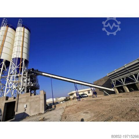 Concrete mixing plant Polygonmach PSC30  30m3 hour stationary concrete batching p...