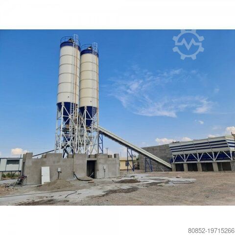 Concrete mixing plant Polygonmach PSC30  30m3 hour stationary concrete batching p...