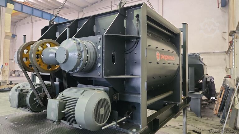 Concrete mixing plant Polygonmach PSC30  30m3 hour stationary concrete batching p...