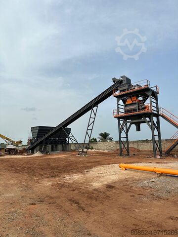 Concrete mixing plant Polygonmach PSC30  30m3 hour stationary concrete batching p...