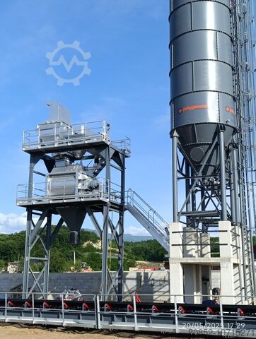 Concrete mixing plant Polygonmach PSC60 60m3 hour stationary type concrete plant
