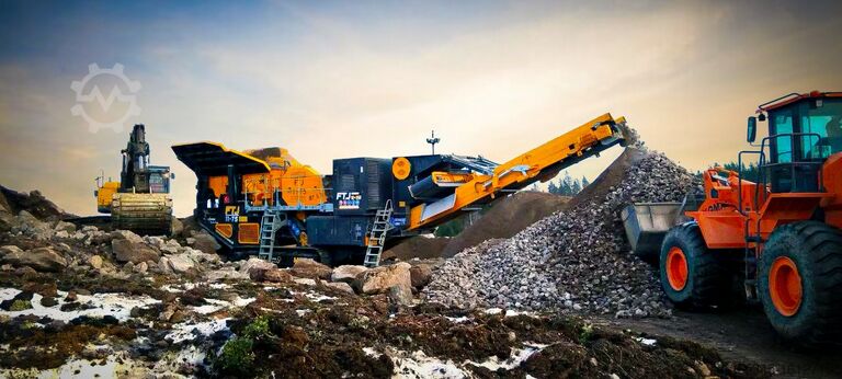 Zerkleinerungseinheit FABO Mobile Brechanlage Mobile Brechanlage | Brecher 300 TPH