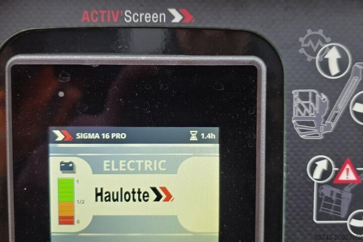 Gelenkteleskoparbeitsbühne Haulotte SIGMA 16PRO NEW / UNUSED, Valid Inspection, *Guara