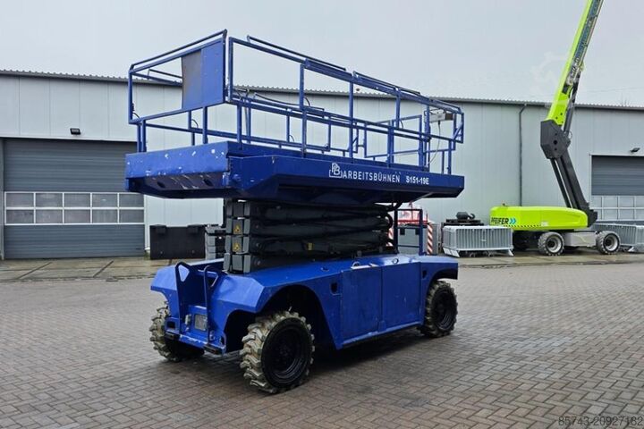 Scissor lift PB LIFT S151-19EGI Electric, 4x4 Drive, 15m Working H
