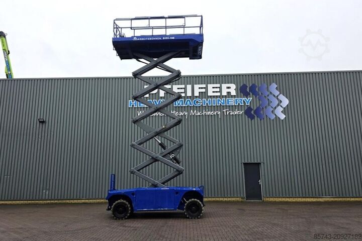 Scissor lift PB LIFT S151-19EGI Electric, 4x4 Drive, 15m Working H