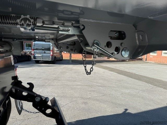 Tipper semitrailer LANGENDORF SKS HS 24 SAF Trommel Stahl 4/5mm Allrad Miete