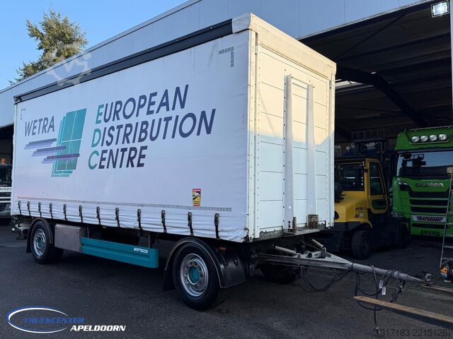 Curtain sided Web Trailer PRASQ 18 SYS BPW assen, Galvaniseerd