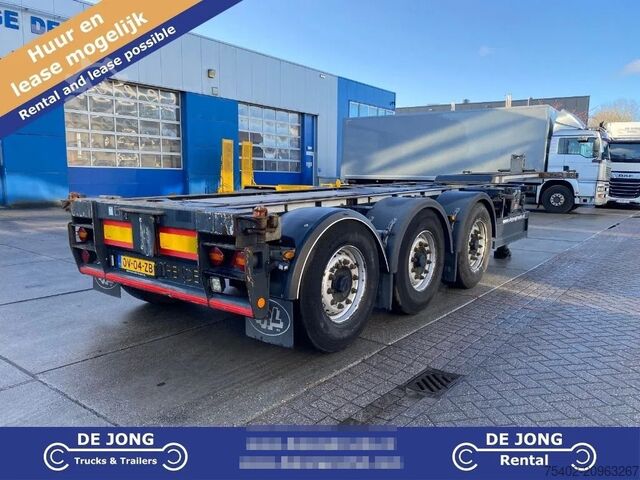 Container transport Renders Euro 800 3DFCST 45FT / 1x Lift Axle / 2x Extend...