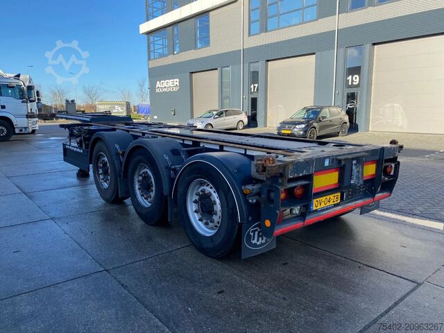 Container transport Renders Euro 800 3DFCST 45FT / 1x Lift Axle / 2x Extend...