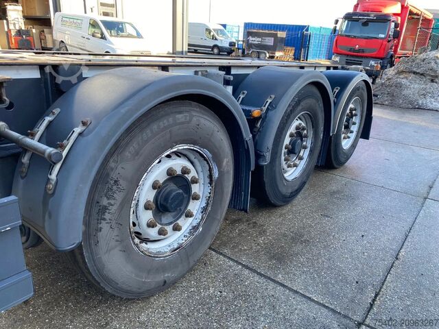 Container transport Renders Euro 800 3DFCST 45FT / 1x Lift Axle / 2x Extend...