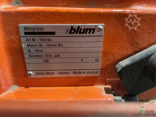 Drilling machine Blum Minipress MSP