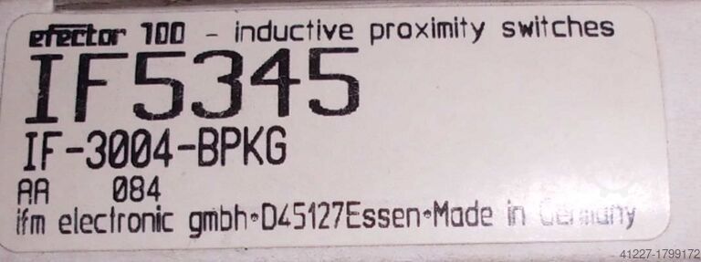 Induktiver Sensor IFM IF5345