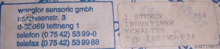 Induktiver Sensor Wenglor IB02VD-P24