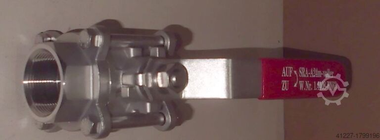 Kugelhahn Innengewinde Edelstahl DN40 R 1 1/2 Zoll