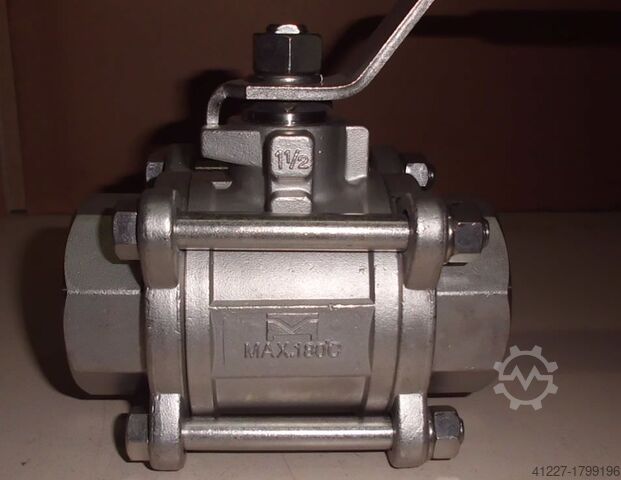 Kugelhahn Innengewinde Edelstahl DN40 R 1 1/2 Zoll