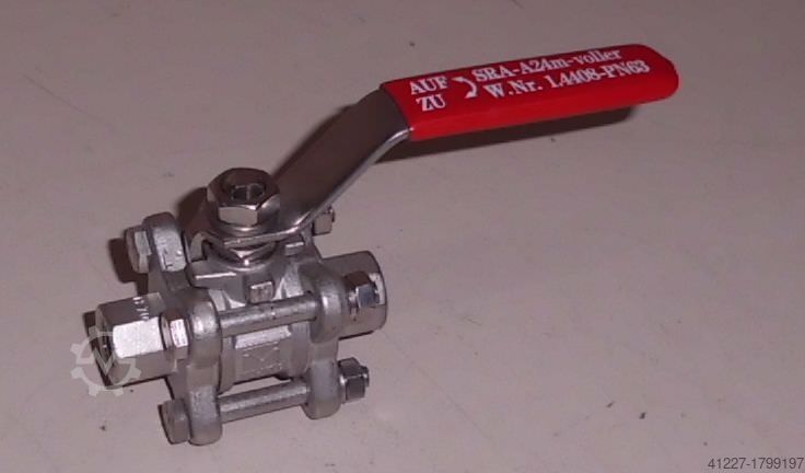 Kugelhahn Innengewinde Edelstahl DN8 R 1/4 Zoll