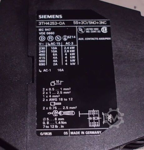 Schütz Siemens 3TH42 53-0AM0
