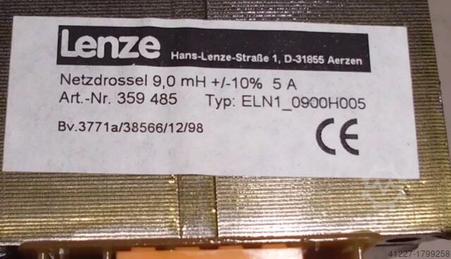 Netzdrossel Lenze ELN1-0900H005