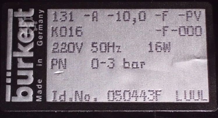 Magnetventil Bürkert KO16