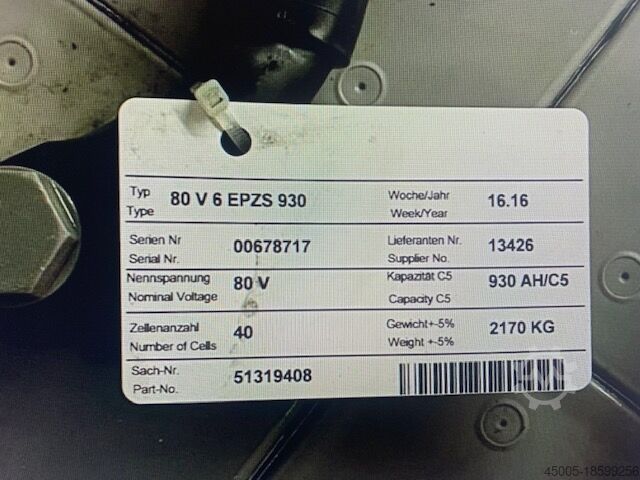 Pallet stacker Jungheinrich EFG 540 