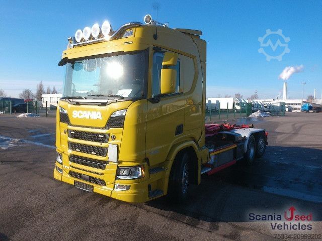 Tipper truck Scania R 500 B6x2*4NA Abrollkipper HIAB XR21S