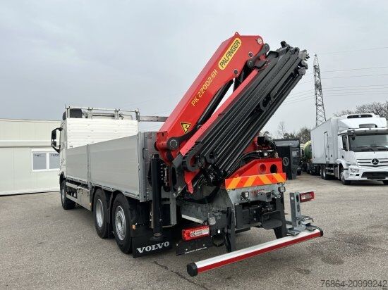 Flatbed truck VOLVO FH 500 6X2 EURO6, RETARDER, PRITSCHE, PALFINGER PK22002-EH