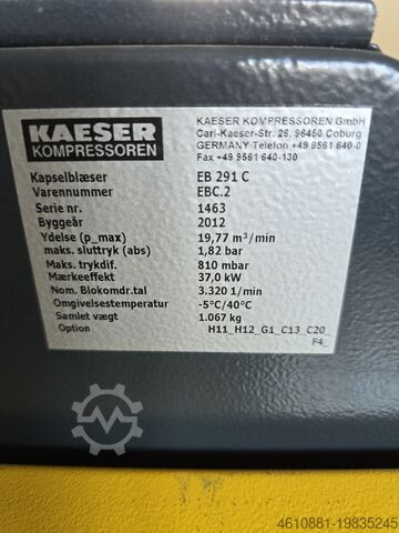 Drehkolbengebläse Kaeser EB291C