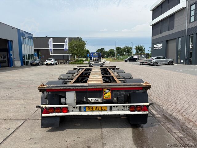Containertransport D-TEC VCC-01 / 3x Extendable / BPW / 1x Lift Axle