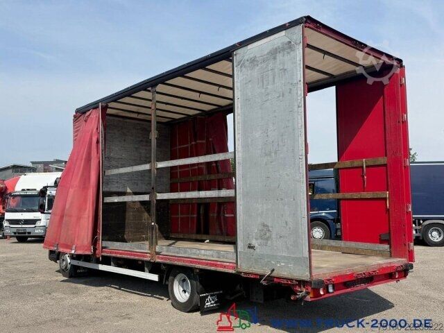 LKW mit Pritsche & Plane Iveco 80E22 Jumbo Schiebeplane L+R Gr. Haus AHK Klima