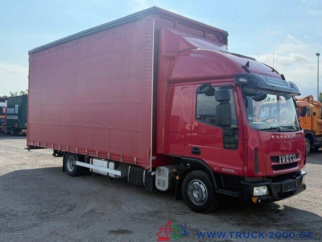 LKW mit Pritsche & Plane Iveco 80E22 Jumbo Schiebeplane L+R Gr. Haus AHK Klima