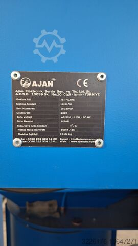 Plasma cutting machine Ajan Jet Filtre 16 Blok