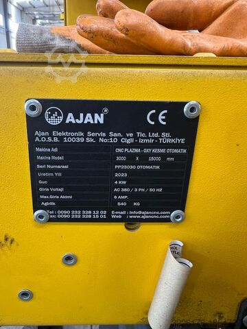 Plasma-Ausschnitt-Maschine Ajan Jet Filtre 16 Blok