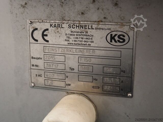 Emulsifier Karl Schnell F150