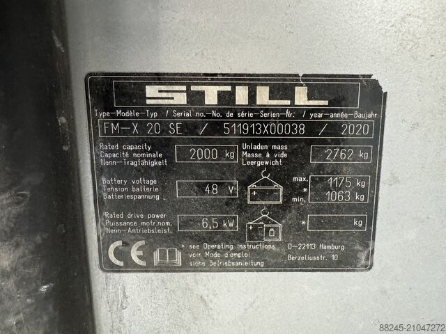 VS-22617 Triplex Außen-Reachtruck Still FM-X20SE STILL FM-X20SE