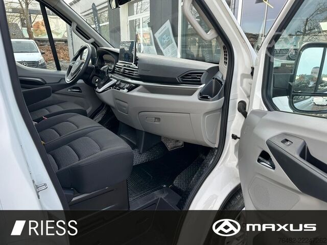 Curtain sider van MAXUS eDELIVER 9 PRITSCHE - CHASSIS CAB L3/SHZ/LED/LEI