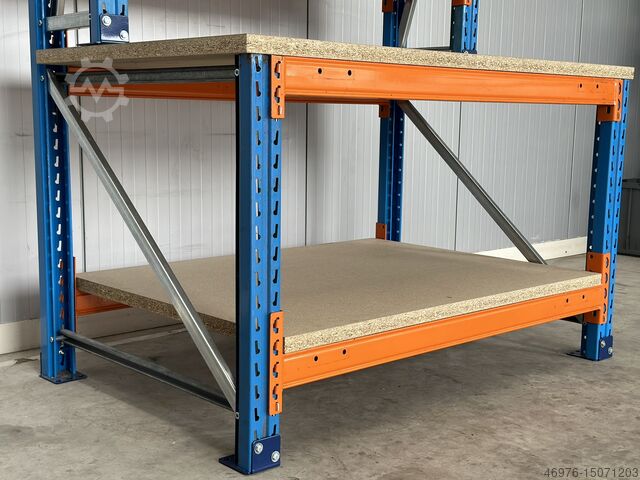 Gesamtbreite: 1.550 mm / Höhe: 2.000 mm Stow Pal Rack NS Packtisch Versandtisch Arbeitstisch