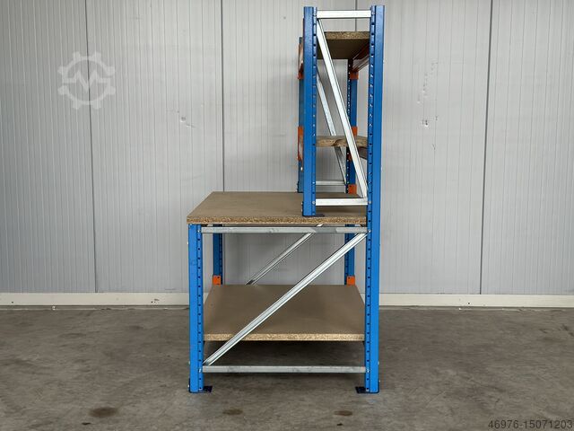 Gesamtbreite: 1.550 mm / Höhe: 2.000 mm Stow Pal Rack NS Packtisch Versandtisch Arbeitstisch
