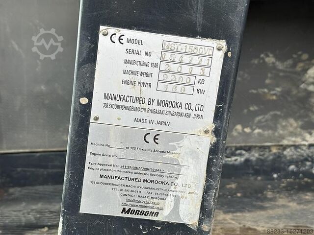 Dump truck Morooka MST1500VD