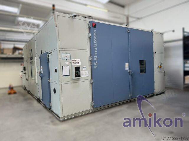 Begehbare Klimakammer mit Feuchte RS-Simulatoren KKM 110/45  -40°C bis +120°C