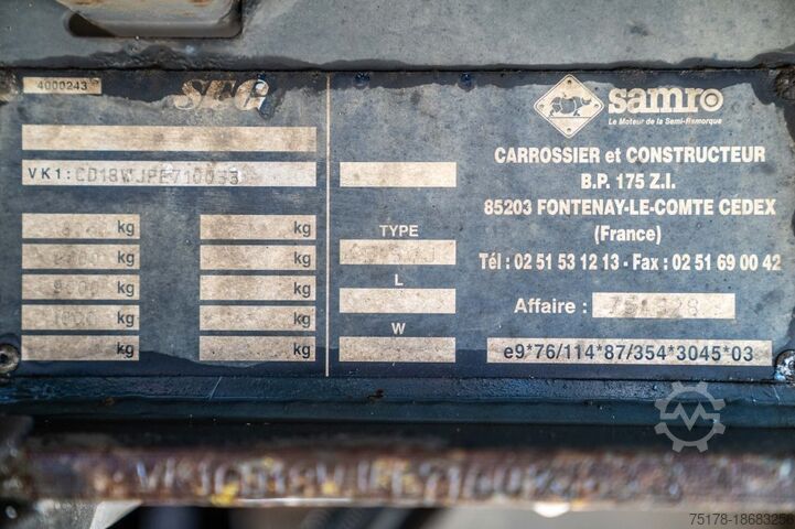 Tarpaulin SAMRO CAGES CANARDS+HAYON