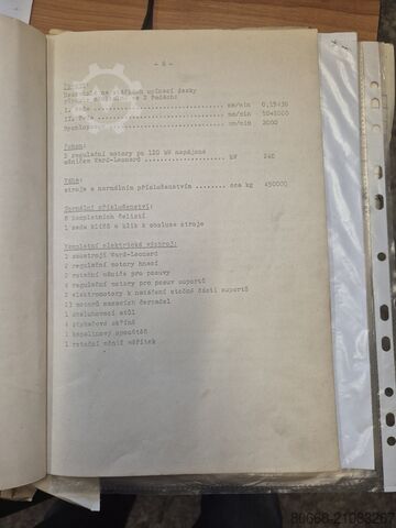 Karusselldrehmaschine Skoda SK 125