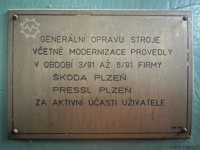 Karusselldrehmaschine Skoda SK 125