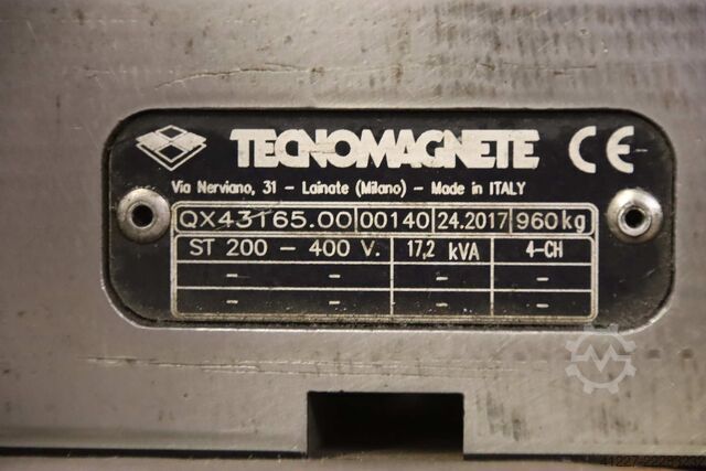 Magnetspannplatte Ø 1600 mm TECNOMAGNETE QX43165.00