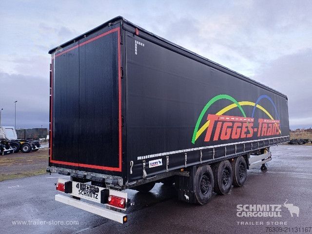 Open semitrailer with tarp Schmitz Cargobull Curtainsider Standard Getränke