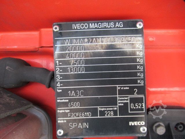 Refrigerated truck IVECO AD190S31/FP CM