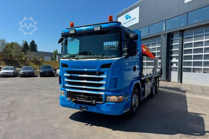 Truck mounted crane SCANIA G480 6x2 PK27002-6 3S Kipper
