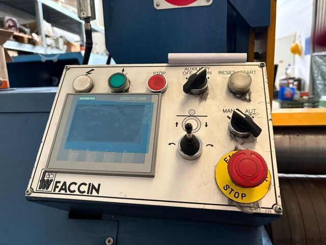 Plate rolling machine Faccin HCU 2ROLL 1250x3 mm