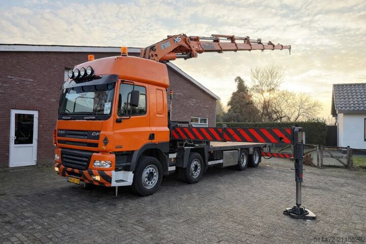 Kranwagen DAF CF 85.430 / 8x2 / HIAB XS 800 E-7 / Handgeschak...